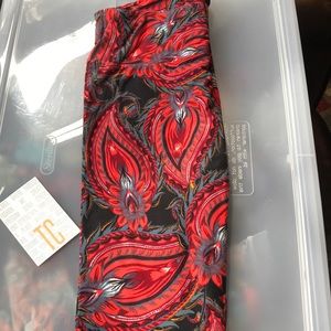 NWT LuLaRoe TC Leggings Peacock Feathers